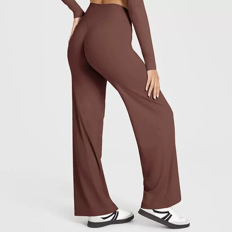 Willow High-Waist Wide-Leg Active Pants(YTK1339)