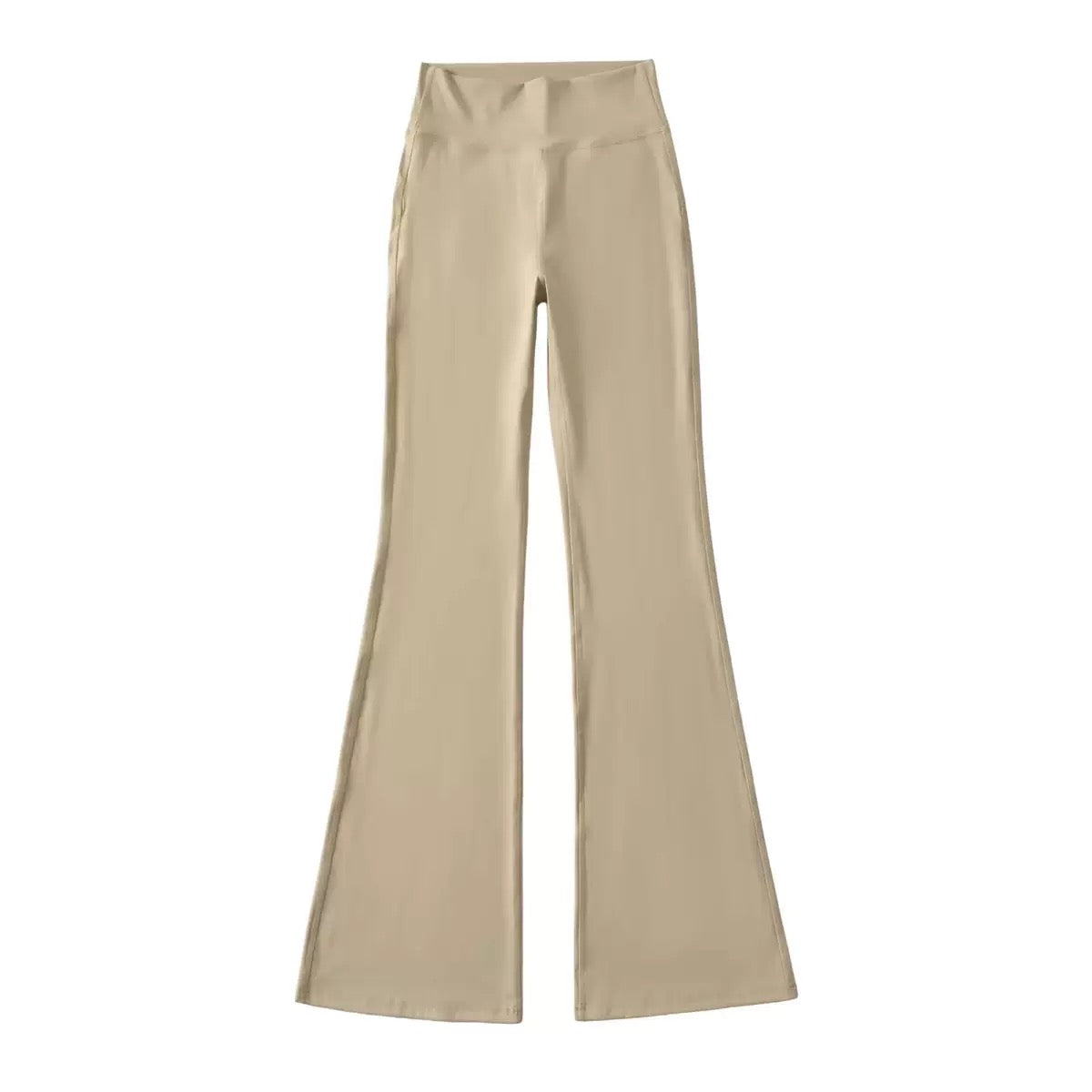 High-Waisted Flared Leggings(Y2311)