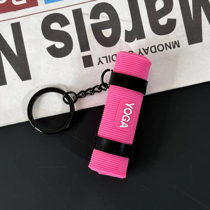 Gym Charm Keychain Collection