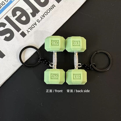 Gym Charm Keychain Collection