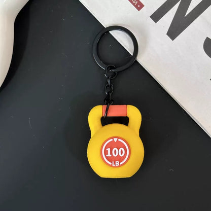 Gym Charm Keychain Collection