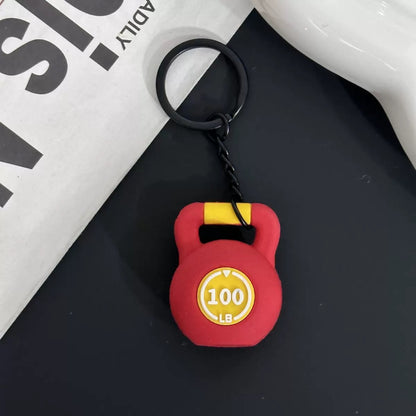 Gym Charm Keychain Collection