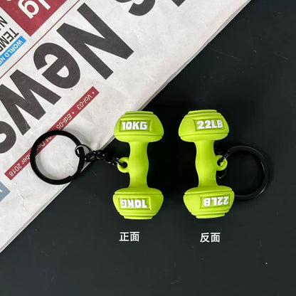 Gym Charm Keychain Collection
