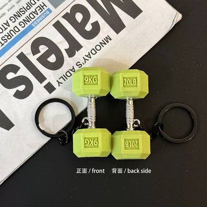 Gym Charm Keychain Collection