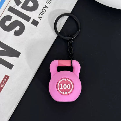 Gym Charm Keychain Collection