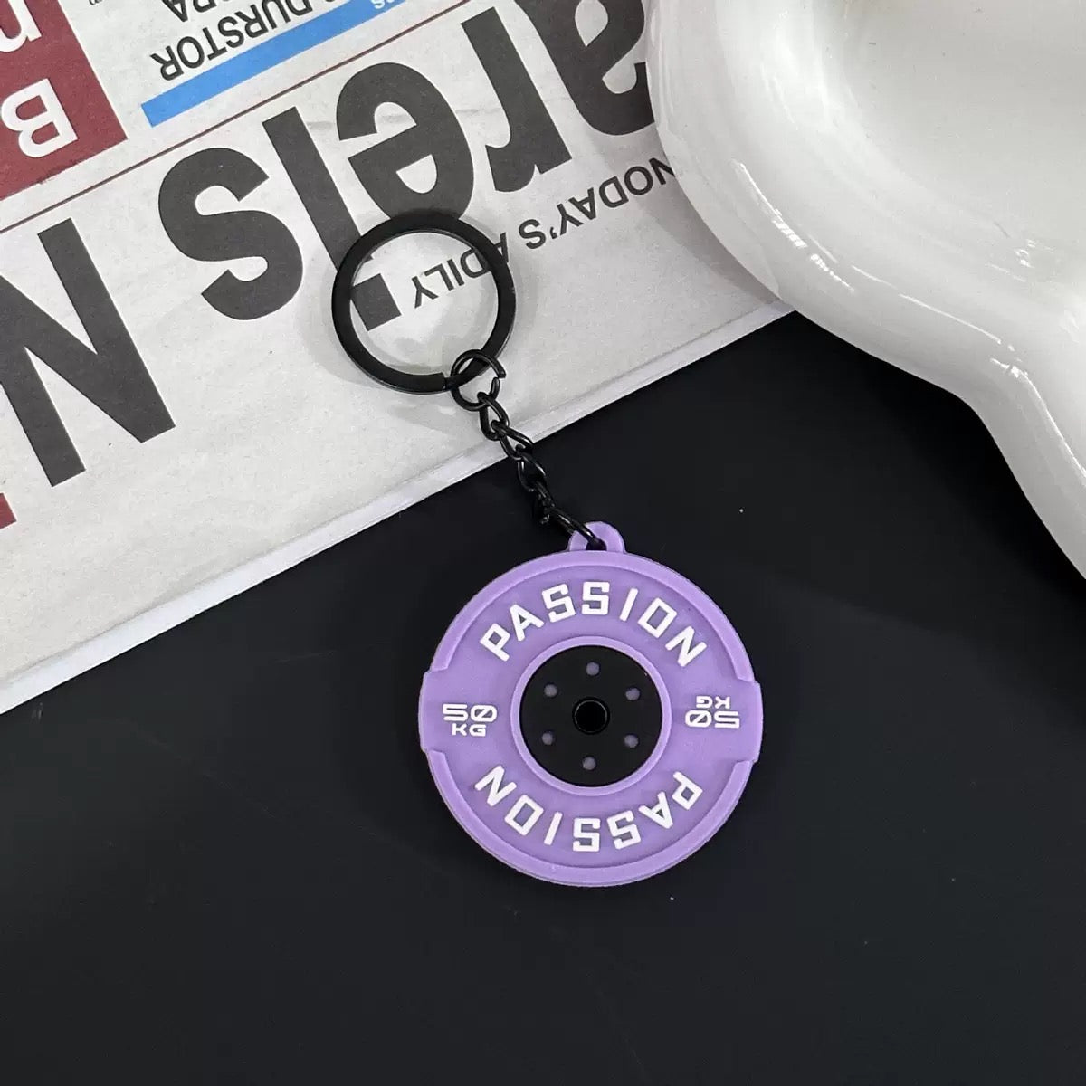 Gym Charm Keychain Collection