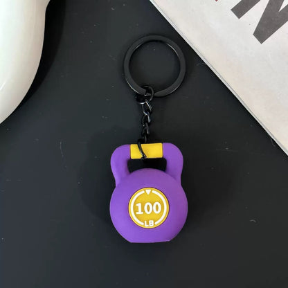Gym Charm Keychain Collection