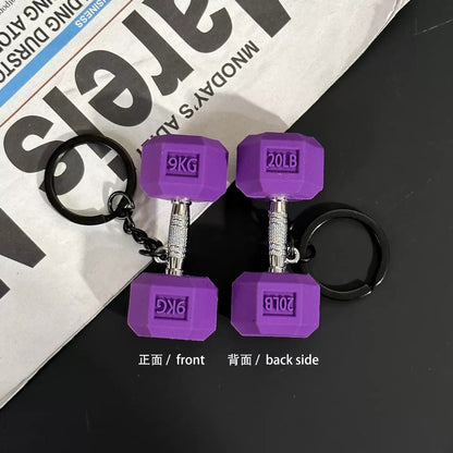 Gym Charm Keychain Collection