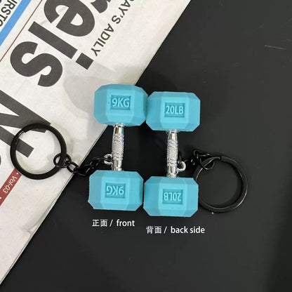 Gym Charm Keychain Collection