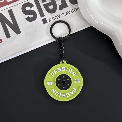 Gym Charm Keychain Collection