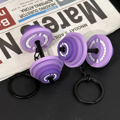 Gym Charm Keychain Collection