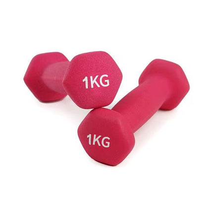 Hexagonal Neoprene Dumbbells