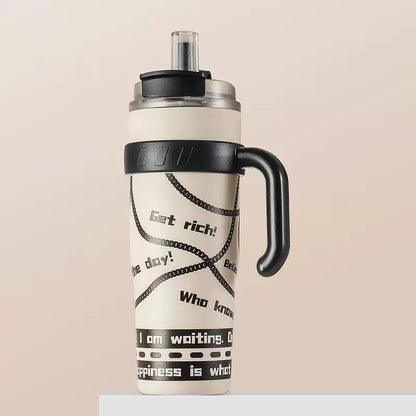 Arctic Purr Ice Cup – 40oz Stainless Gym Bottle