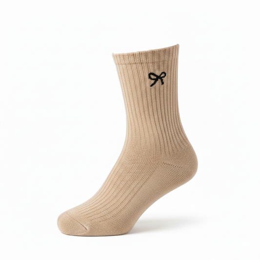 Ribbon Crew Sock