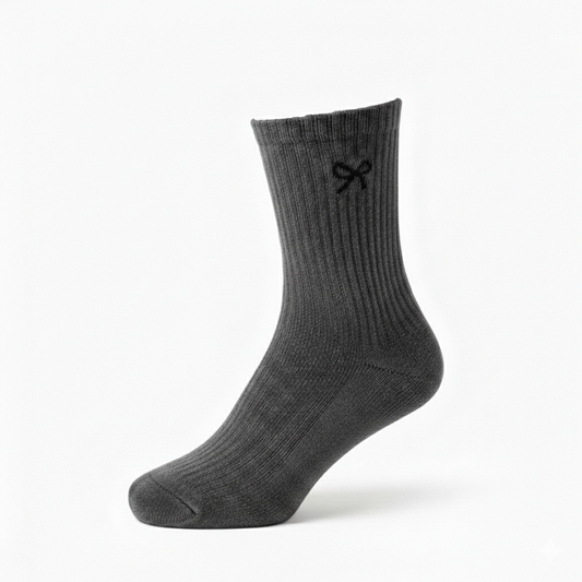 Ribbon Crew Sock