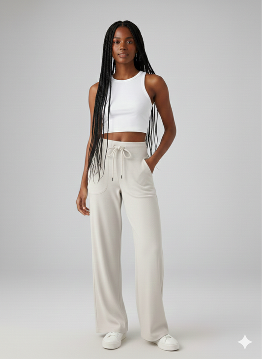 The Zenith Wide-Leg Lounge Pant