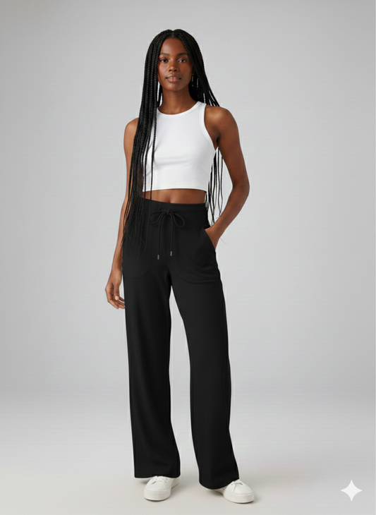The Zenith Wide-Leg Lounge Pant