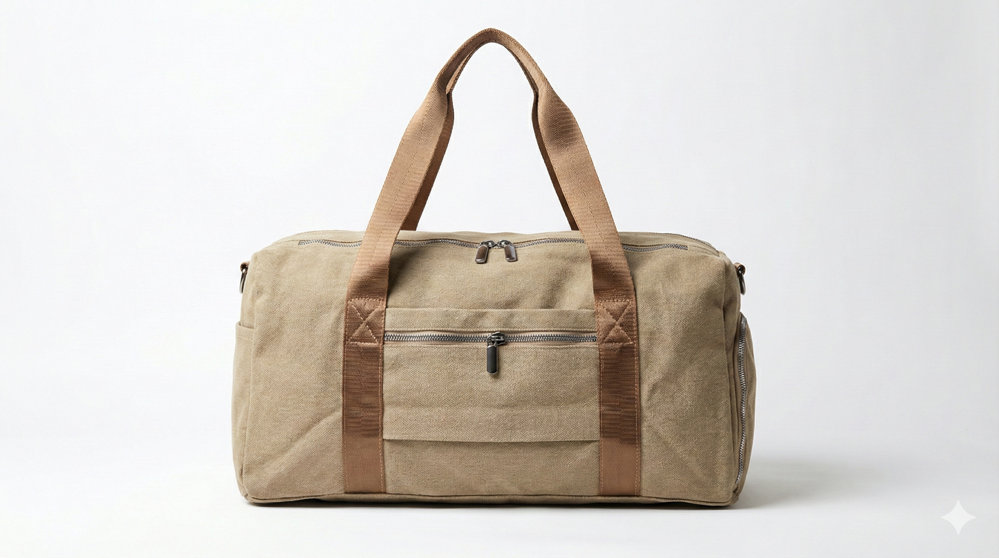 The "Urban Escape" Canvas Weekender Duffel Series