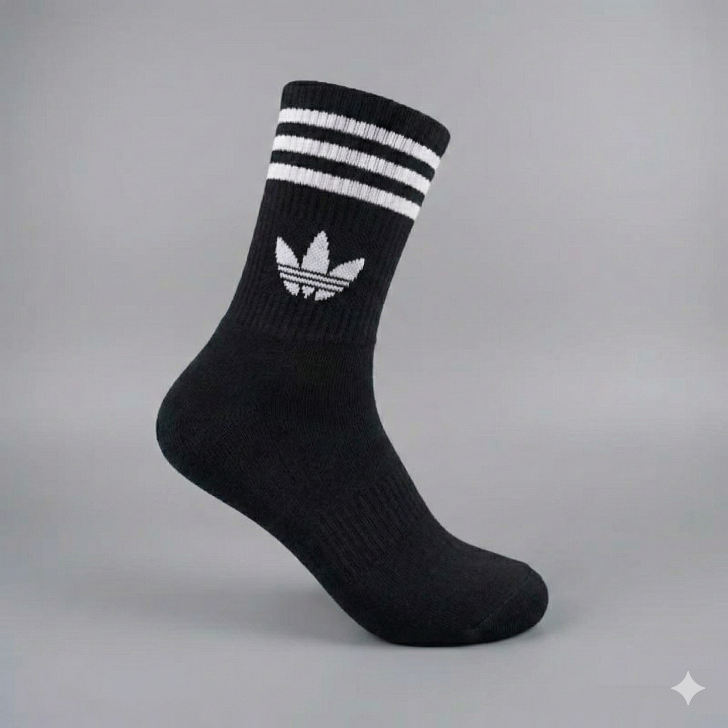 Adidas Originals Solid Crew Socks (Trefoil Edition)