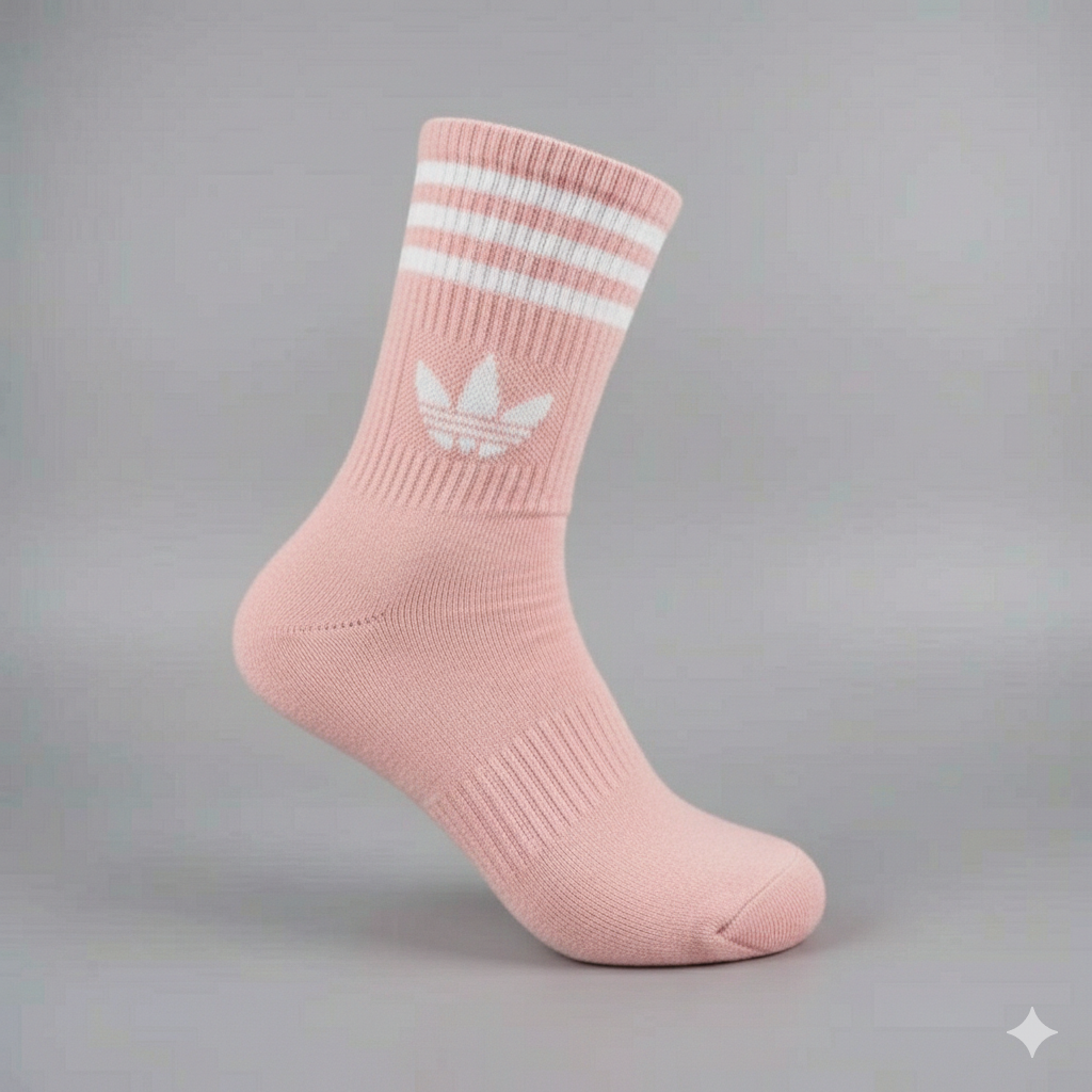 Adidas Originals Solid Crew Socks (Trefoil Edition)