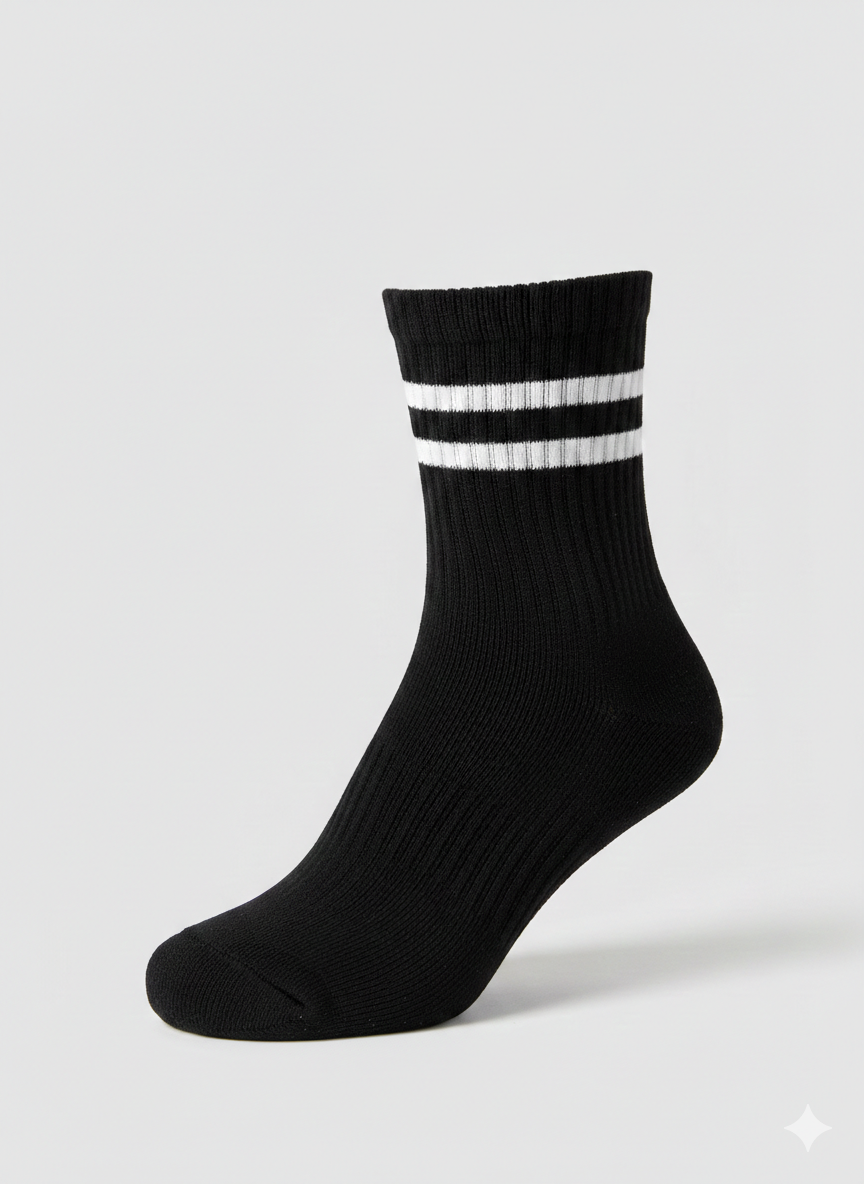 HOUV Stripe Ribbed Socks