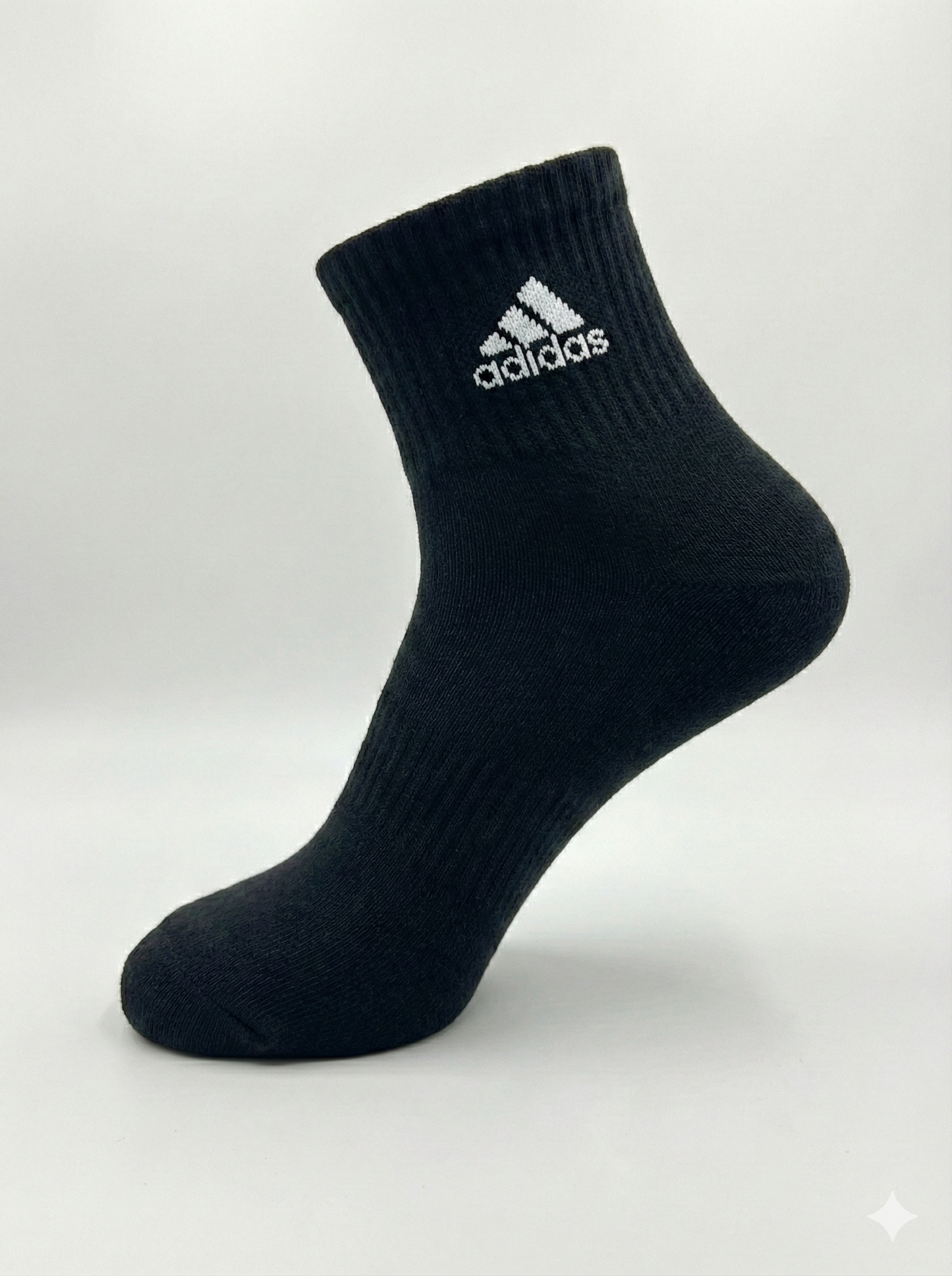 Adidas Cushioned Quarter Socks.