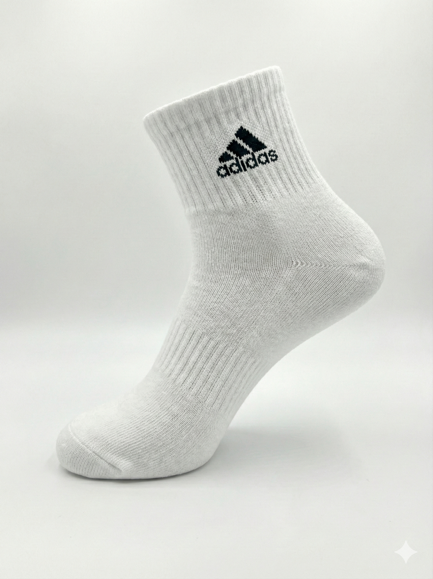 Adidas Cushioned Quarter Socks.