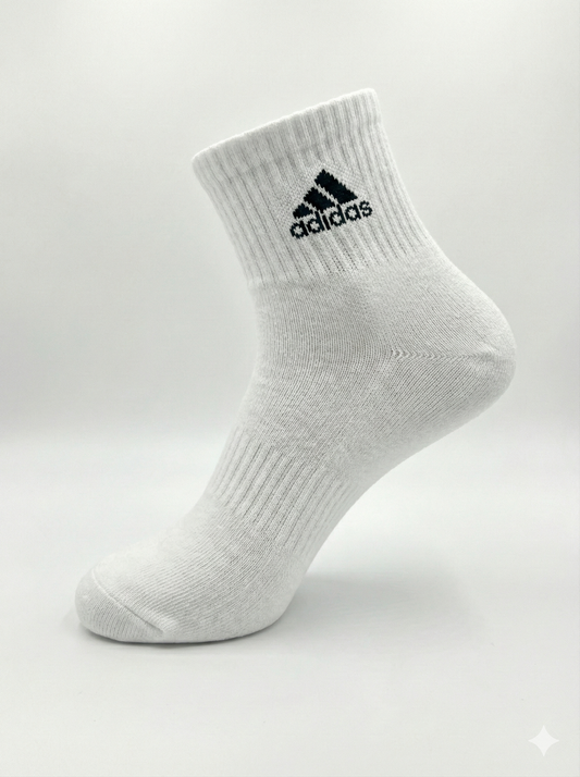 Adidas Cushioned Quarter Socks.