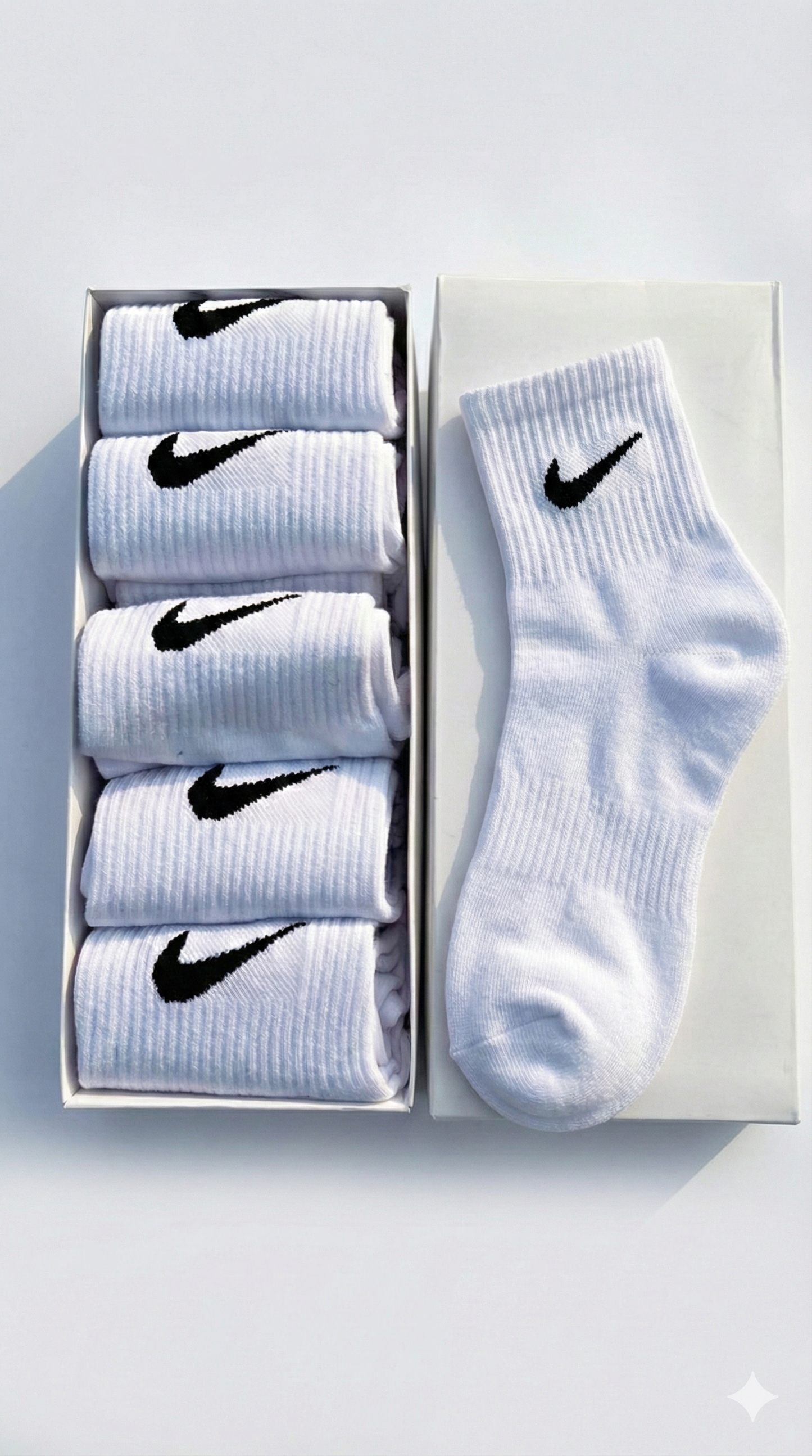 Nike Essential Cotton-Blend Socks – Boxed Set