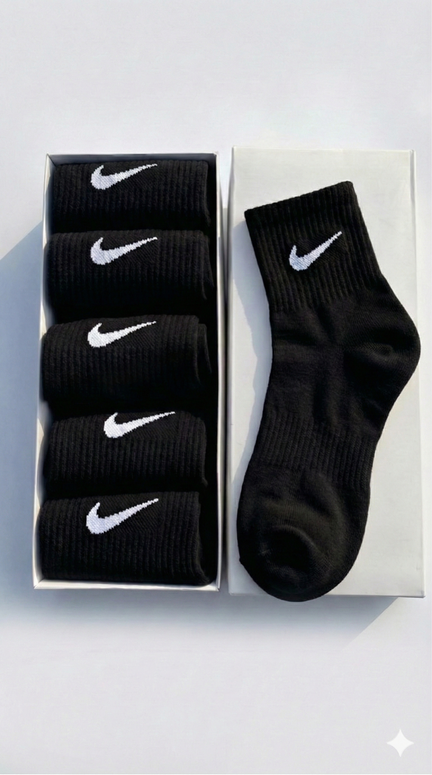 Nike Essential Cotton-Blend Socks – Boxed Set