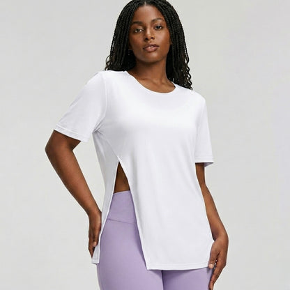 Side-Slit Active Tee (DWY215198)