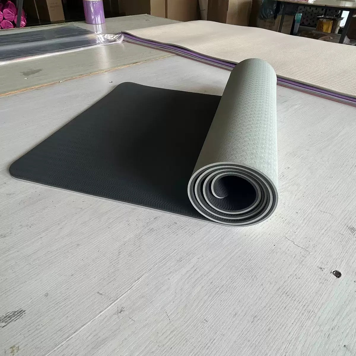 Dual-Tone TPE Yoga Mat (6mm)