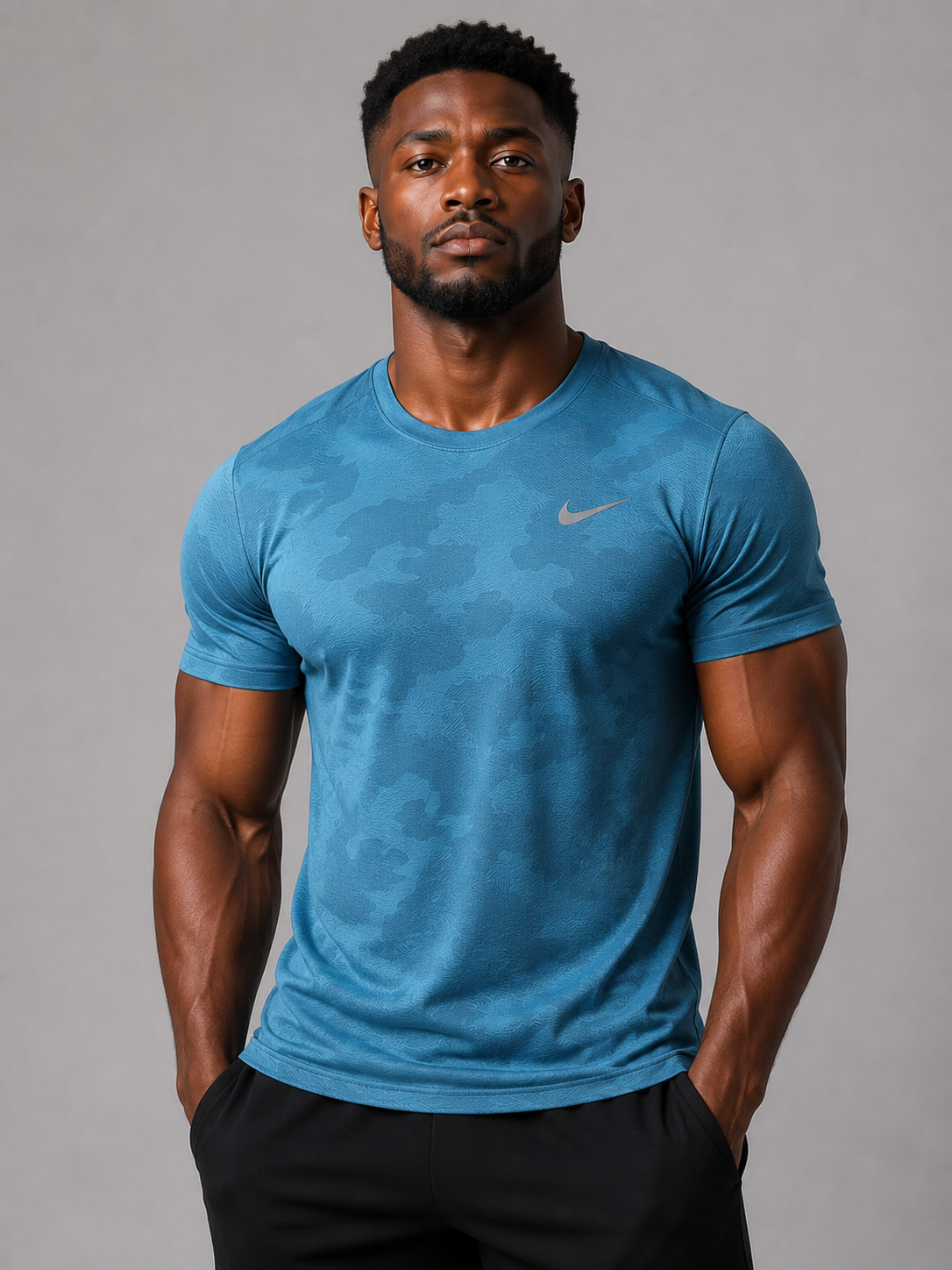Nike Terrain Camo Performance Tee (T3219)