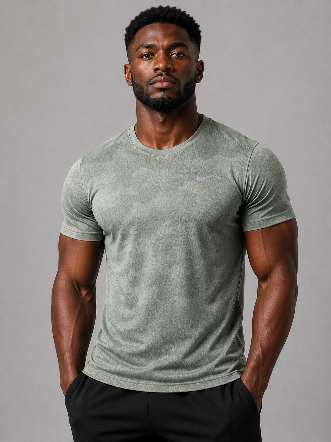 Nike Terrain Camo Performance Tee (T3219)