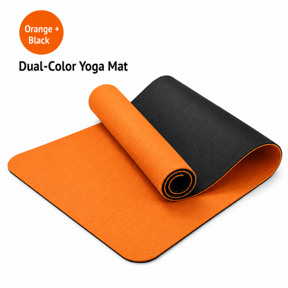 Dual-Tone TPE Yoga Mat (6mm)