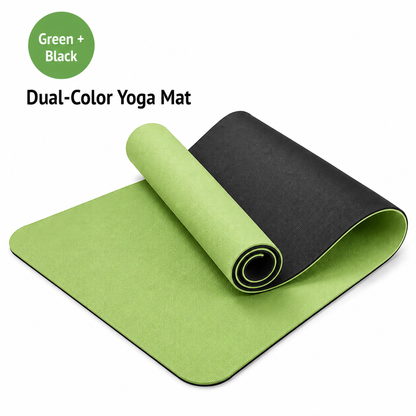 Dual-Tone TPE Yoga Mat (6mm)
