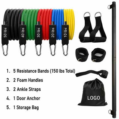 11-In-1 Resistance Tension Bands