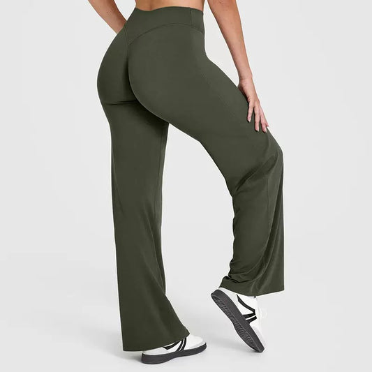 Willow High-Waist Wide-Leg Active Pants(YTK1339)