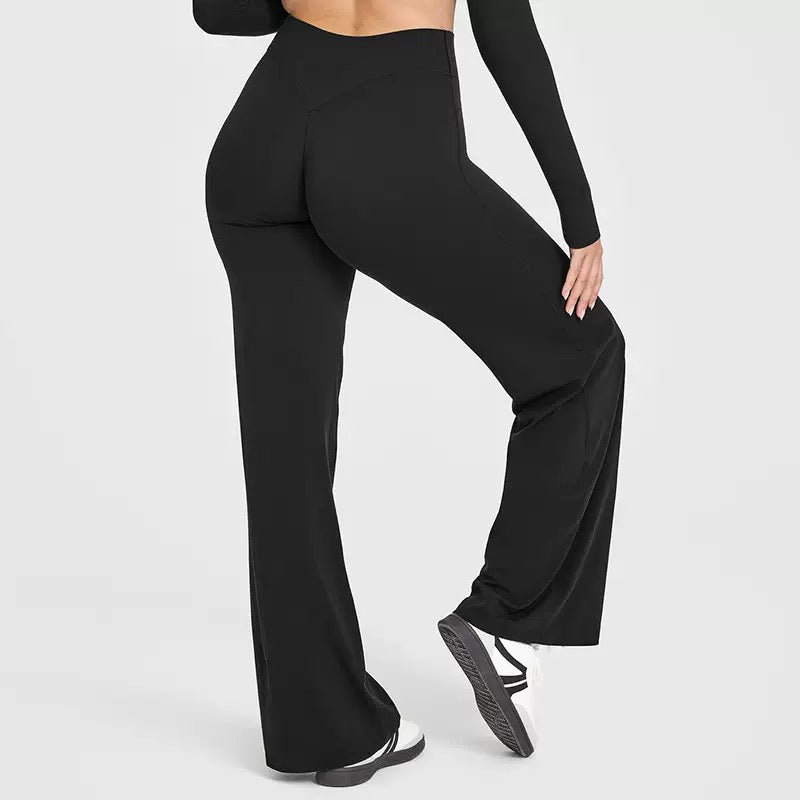 Willow High-Waist Wide-Leg Active Pants(YTK1339)