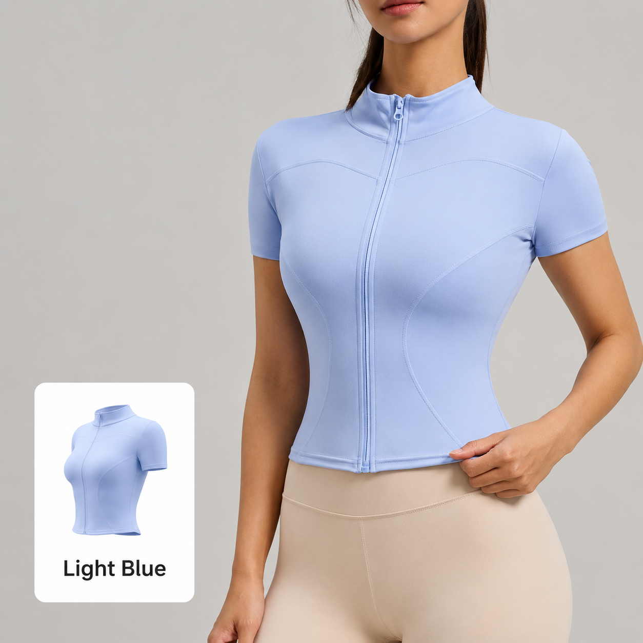 Aura Zip Active Top(JYMW04035)