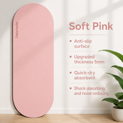 Nasmate Rubber Oval Yoga Mat