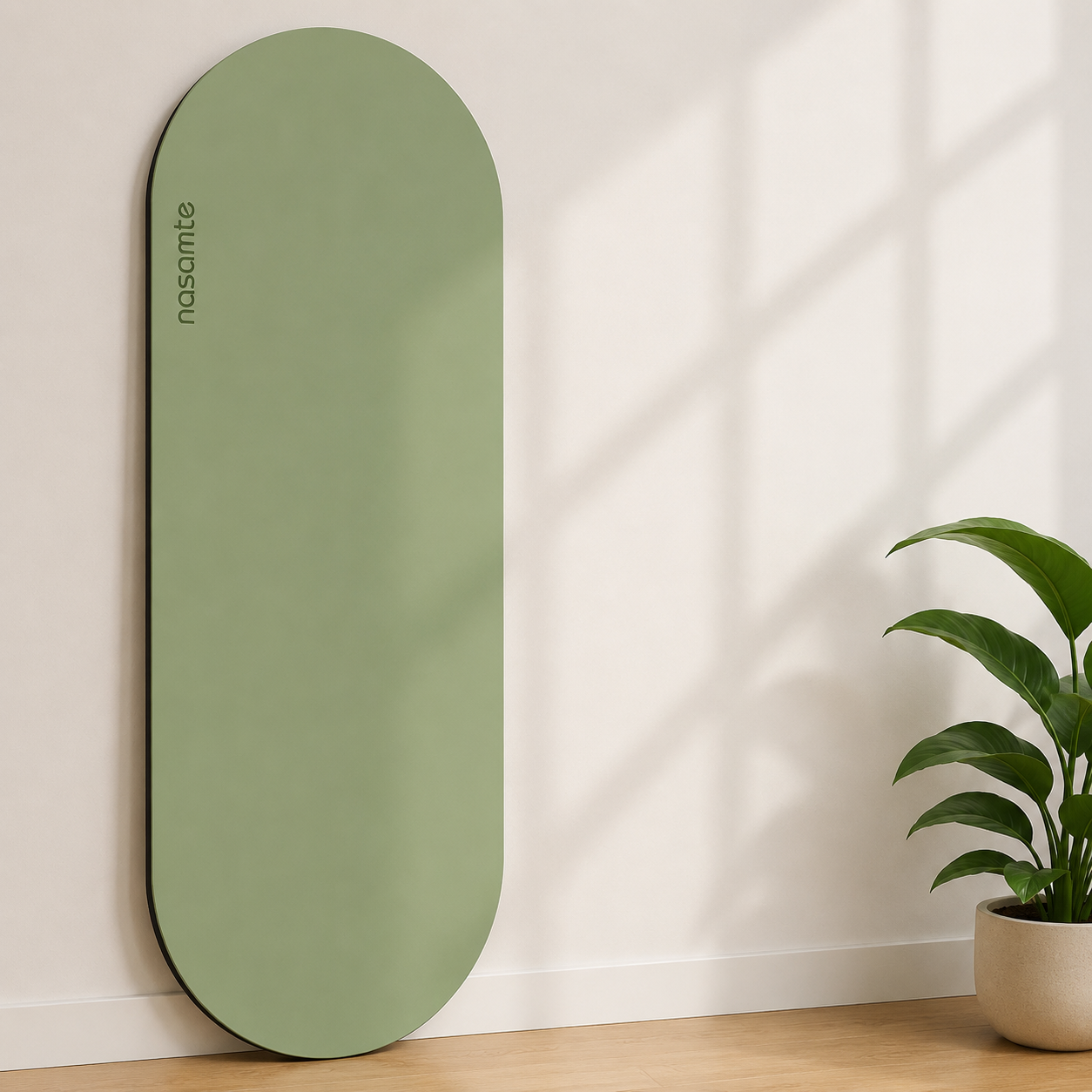 Nasmate Rubber Oval Yoga Mat