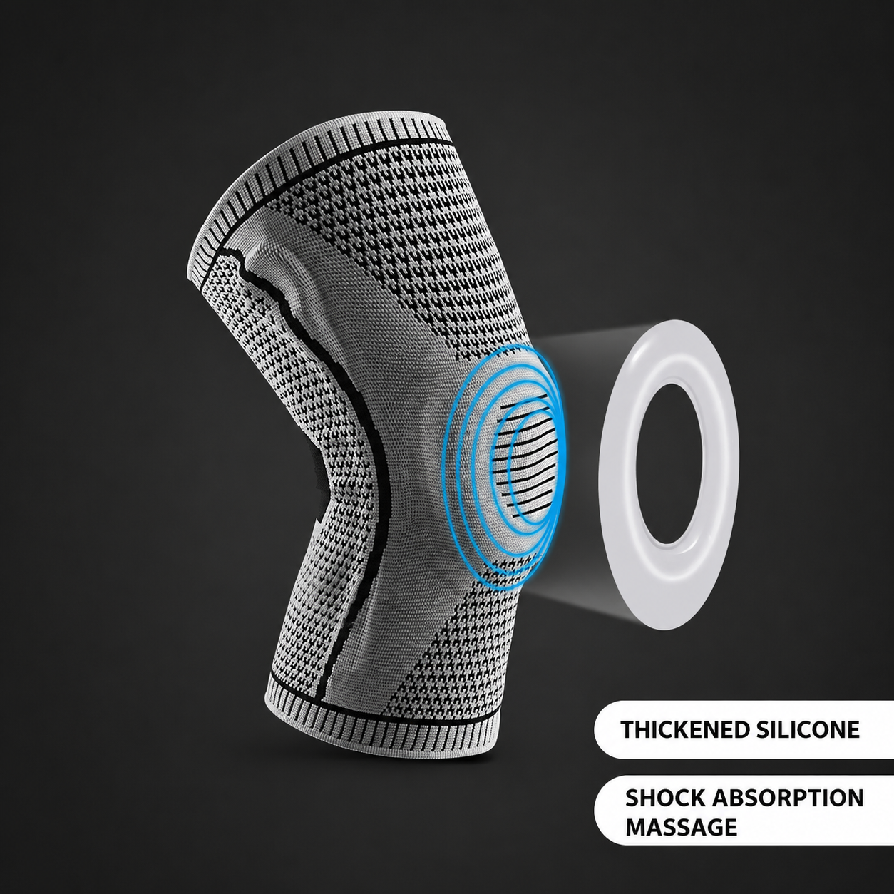 3D Silicone Knee Support