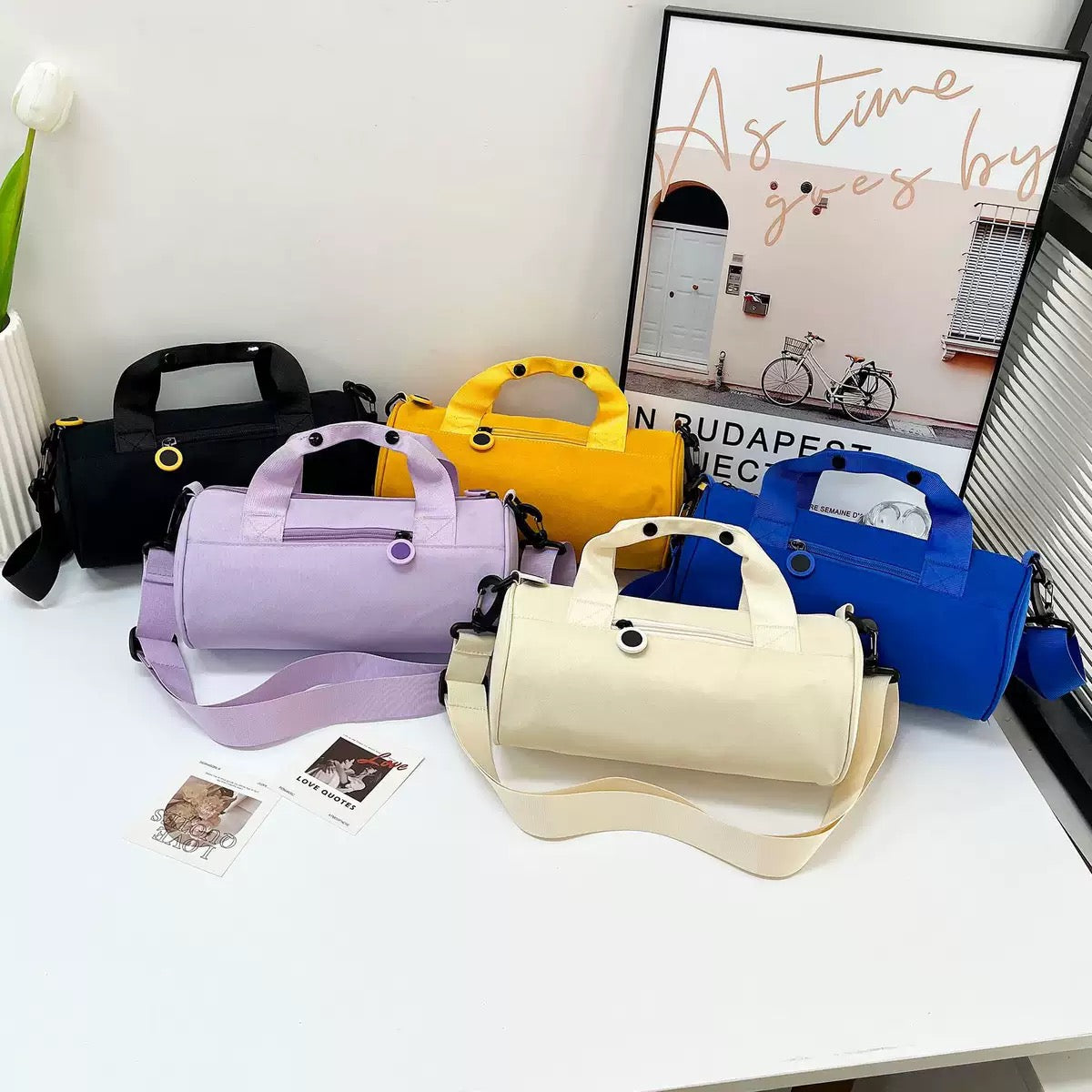 Cylinder Gym Bag