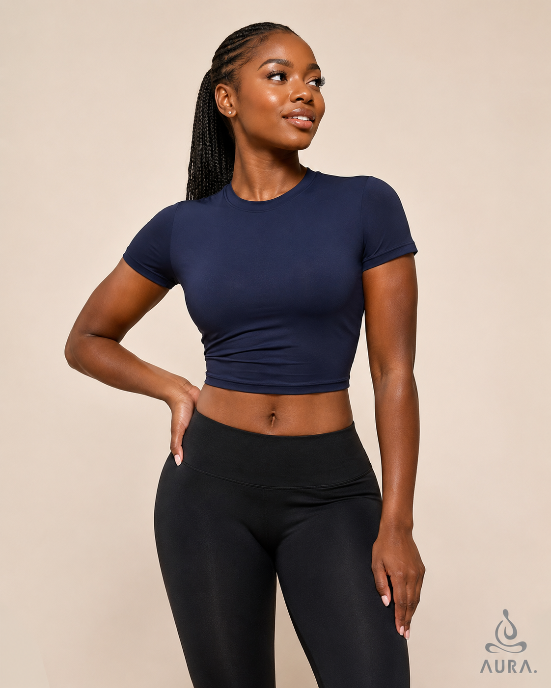 Aura Women’s Performance Crop Tee