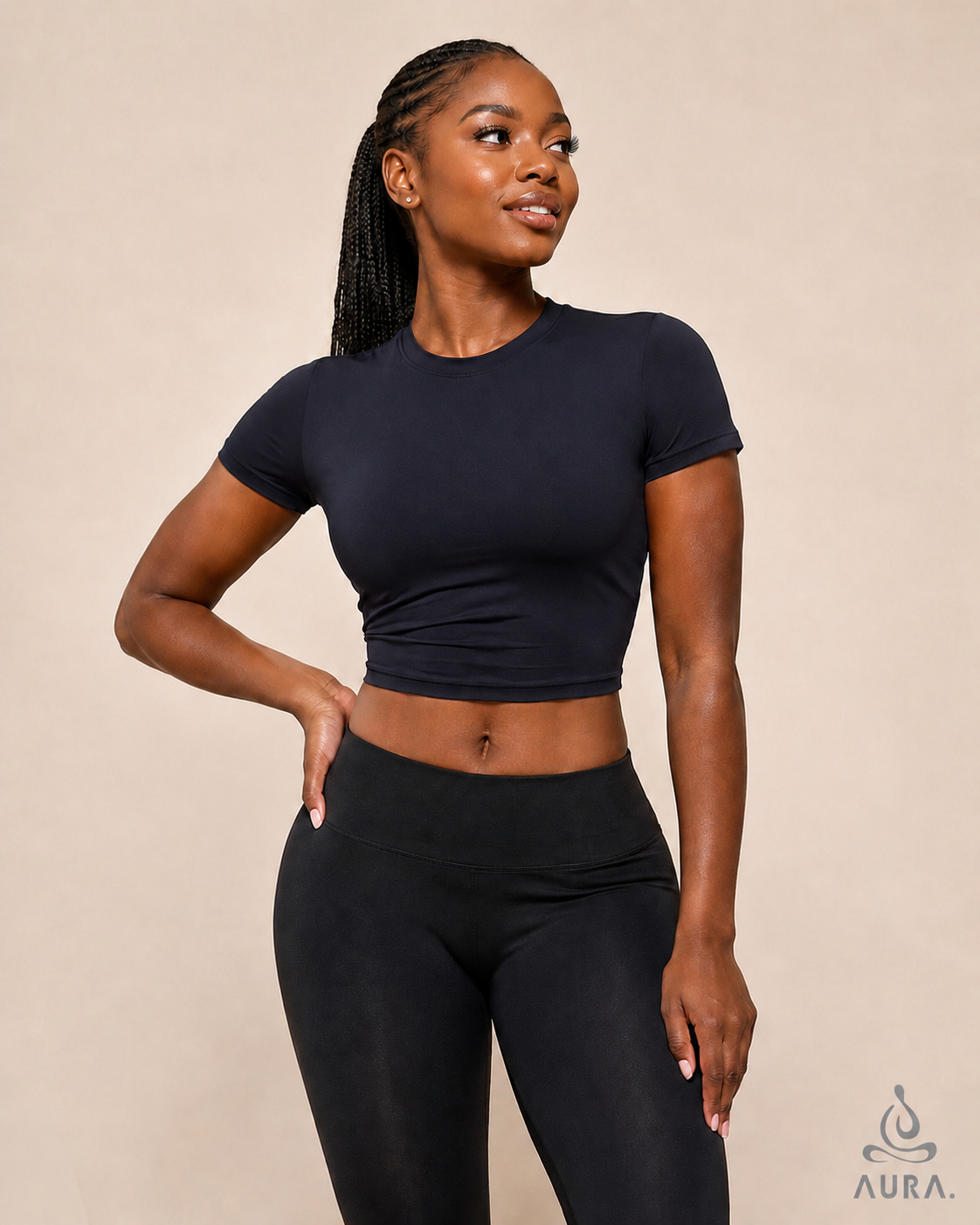 Aura Women’s Performance Crop Tee