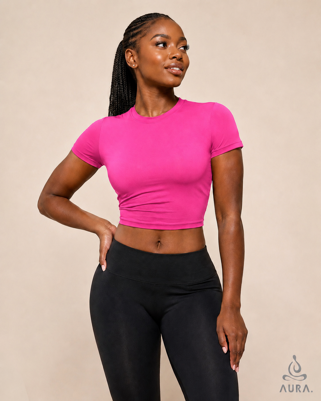 Aura Women’s Performance Crop Tee