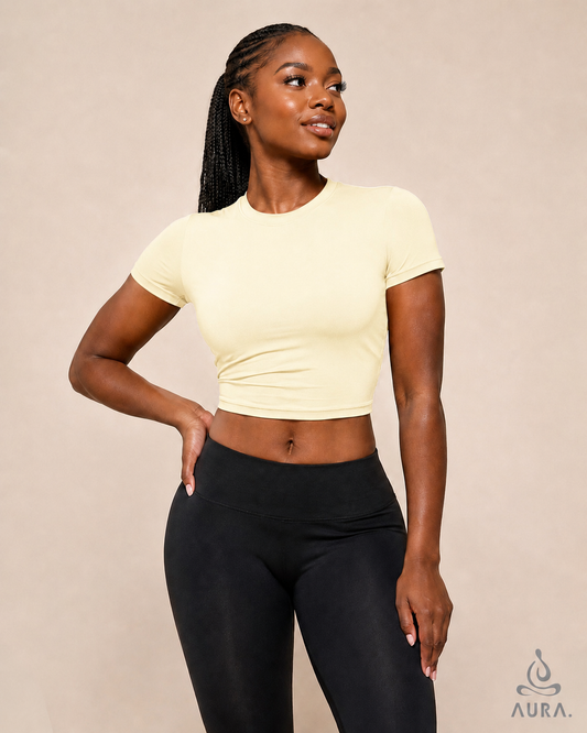 Aura Women’s Performance Crop Tee