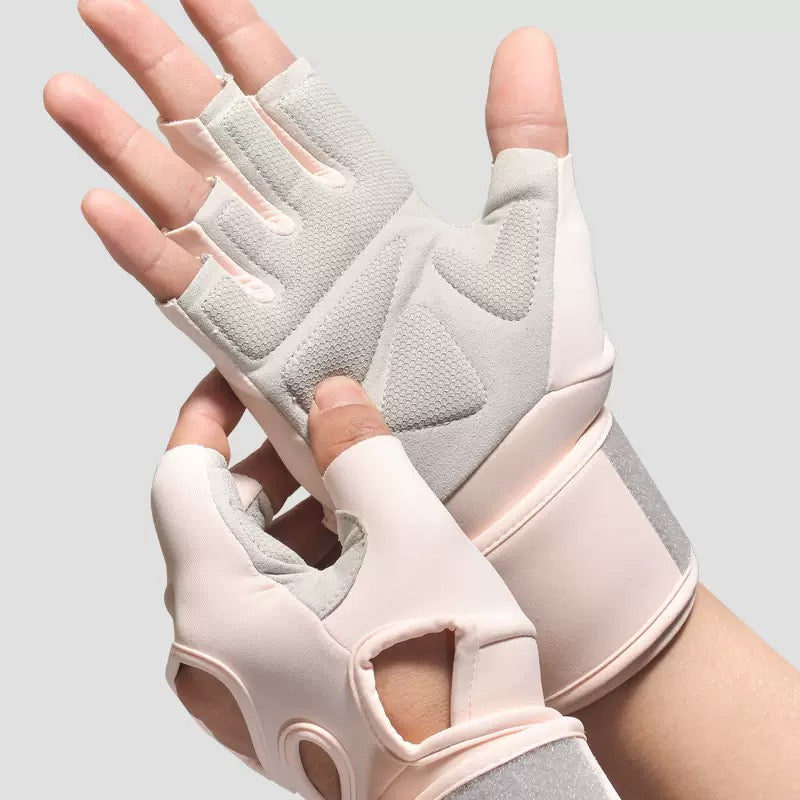 Nine Study Wrist Support Gym Gloves